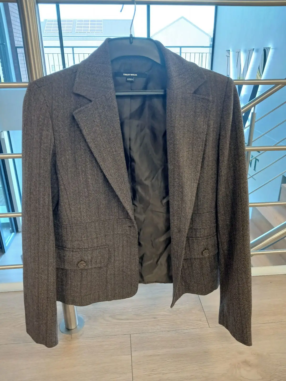 Brown Tweed Blazer Size 10