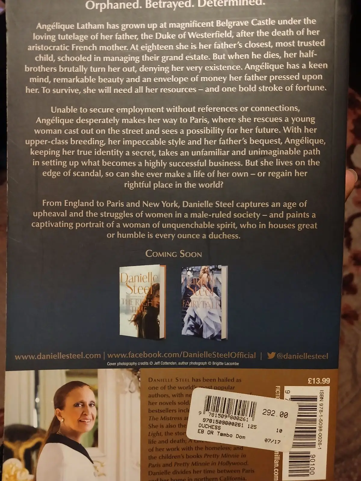 The Duchess by Danielle Steel Hardcover