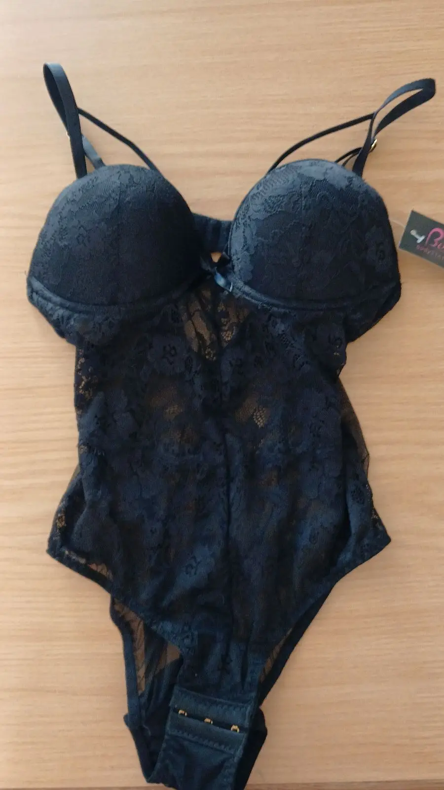 Black Lace Bodysuit M