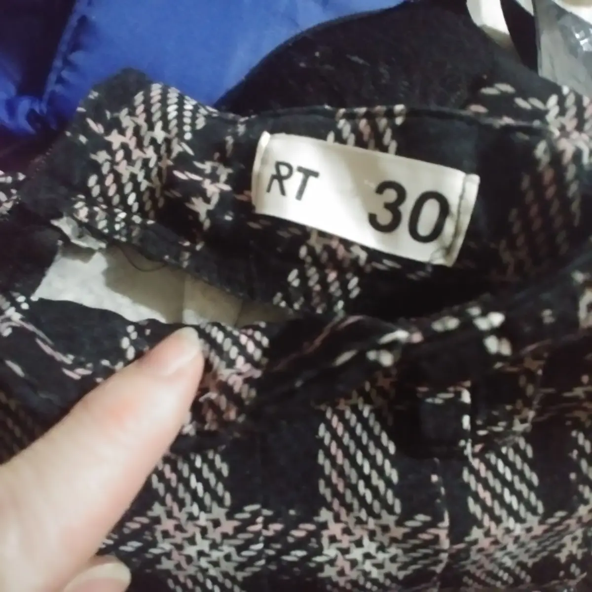 Black & White Patterned Pants Size 30