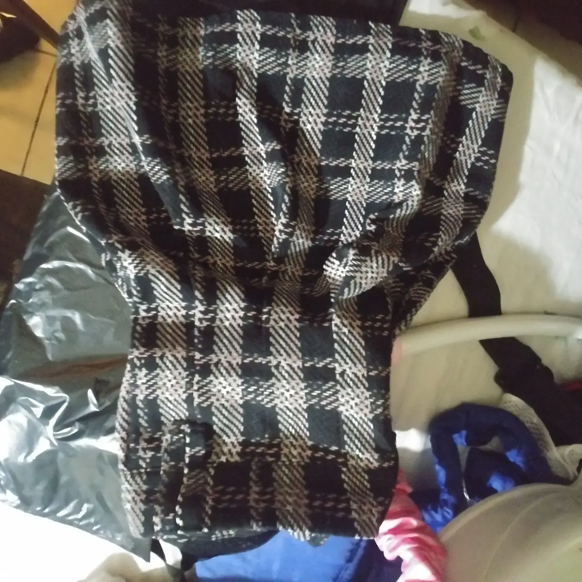 Black & White Patterned Pants Size 30