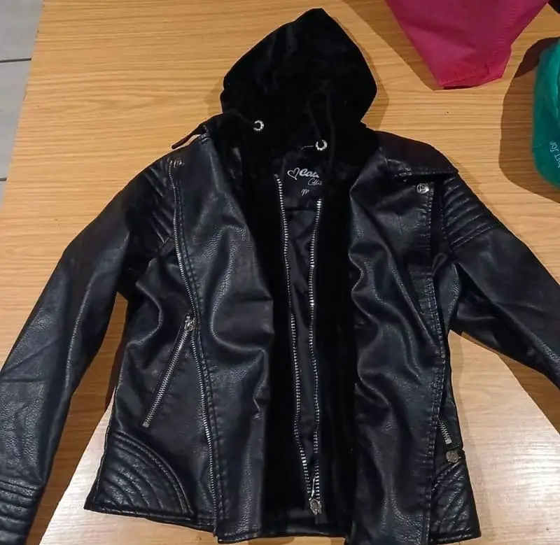 & Other Stories Biker leather jacket