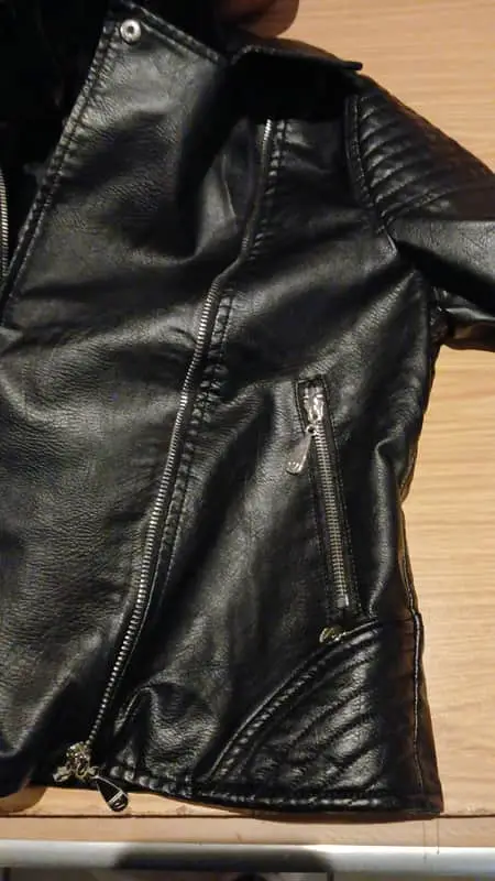 Biker leather jacket