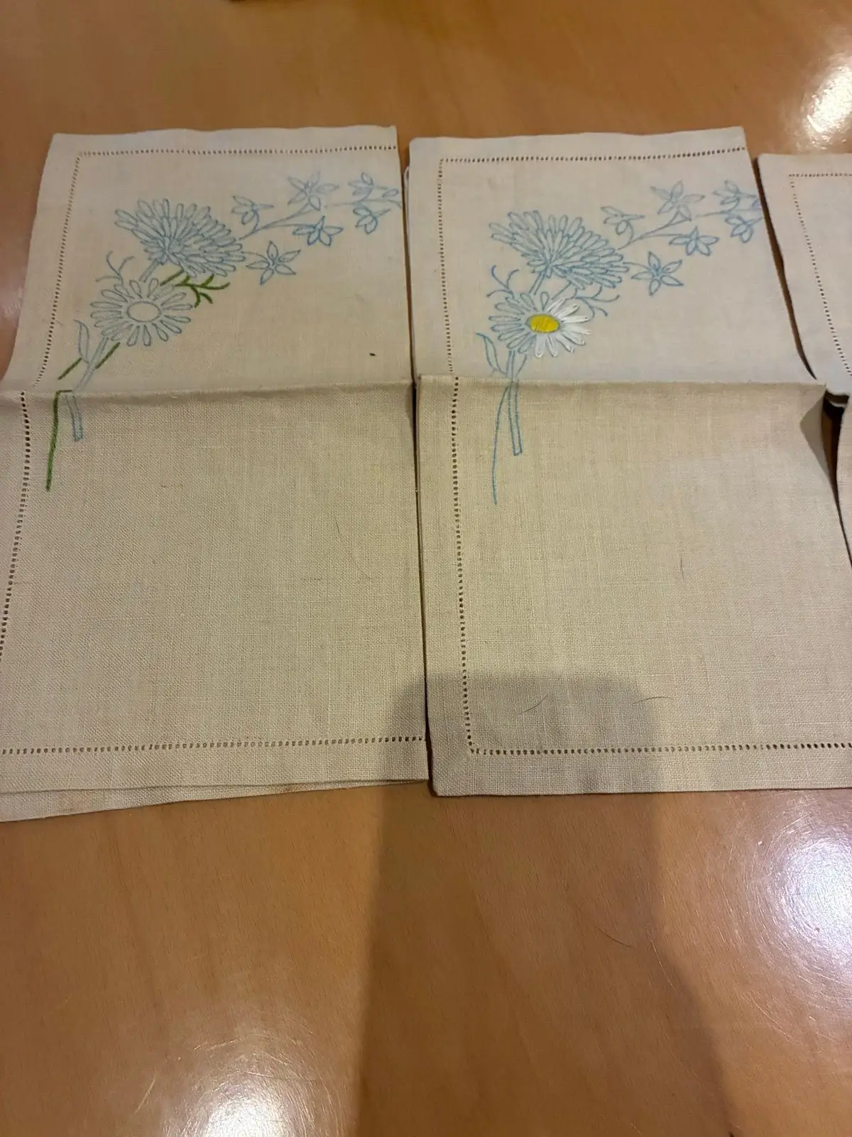 Vintage Embroidered Cloth Napkin