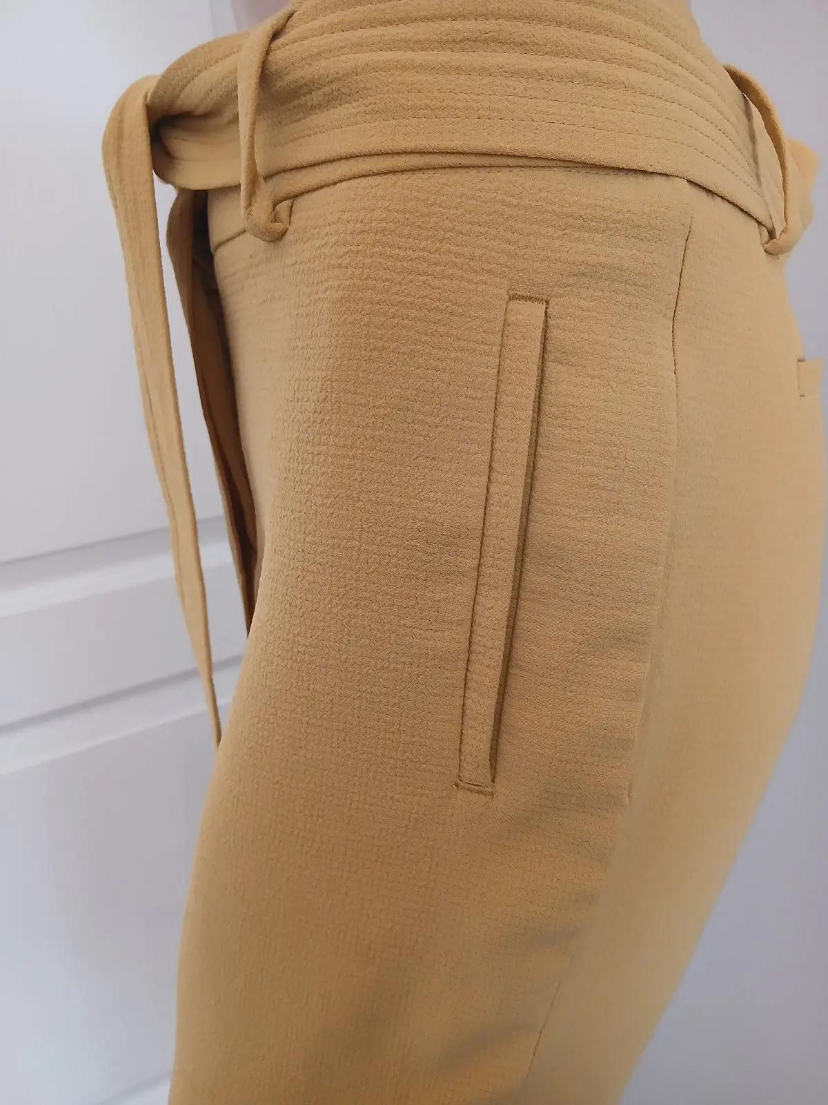 Poetry Mustard Yellow High-Waisted Pants