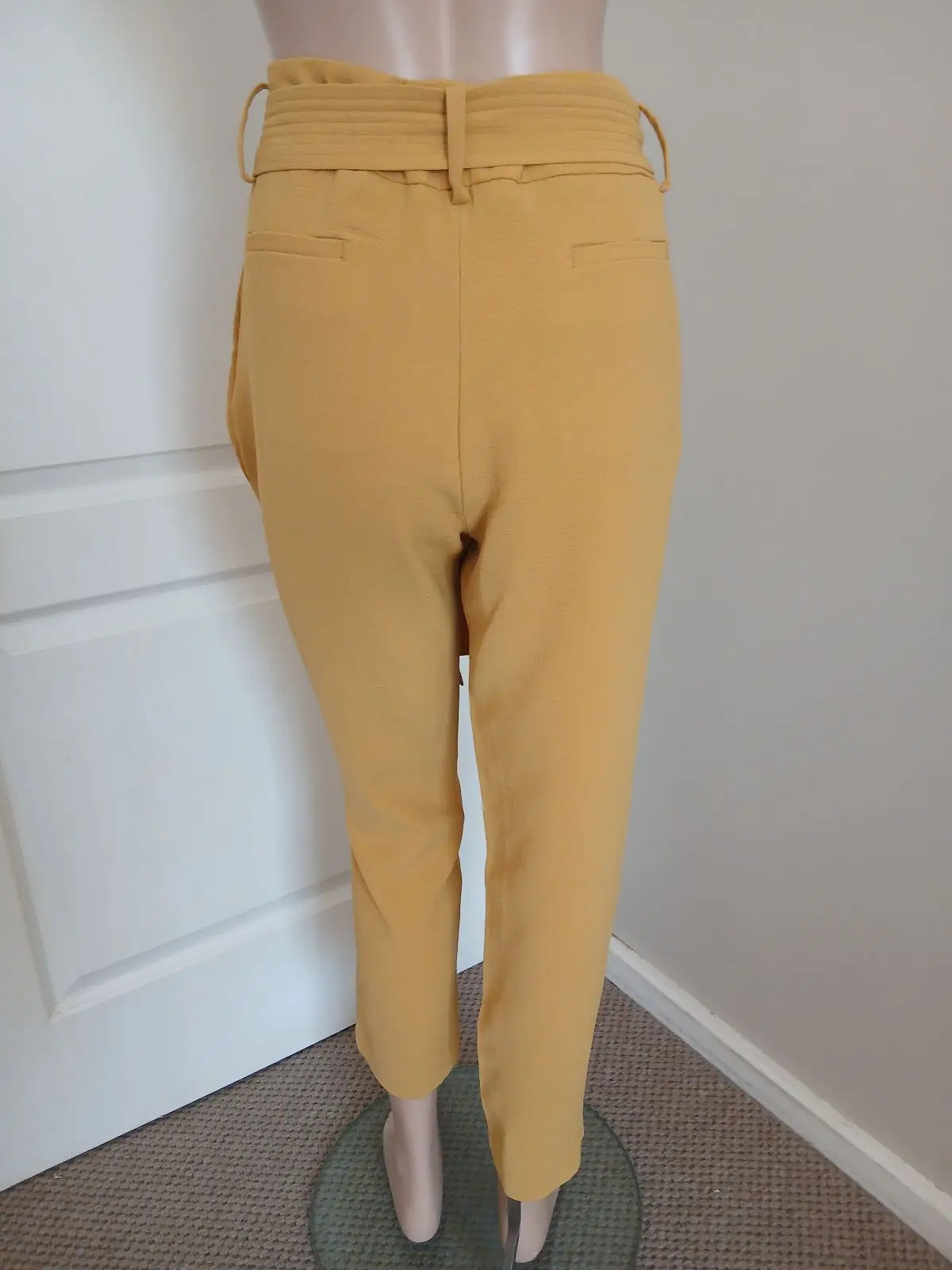 Poetry Mustard Yellow High-Waisted Pants