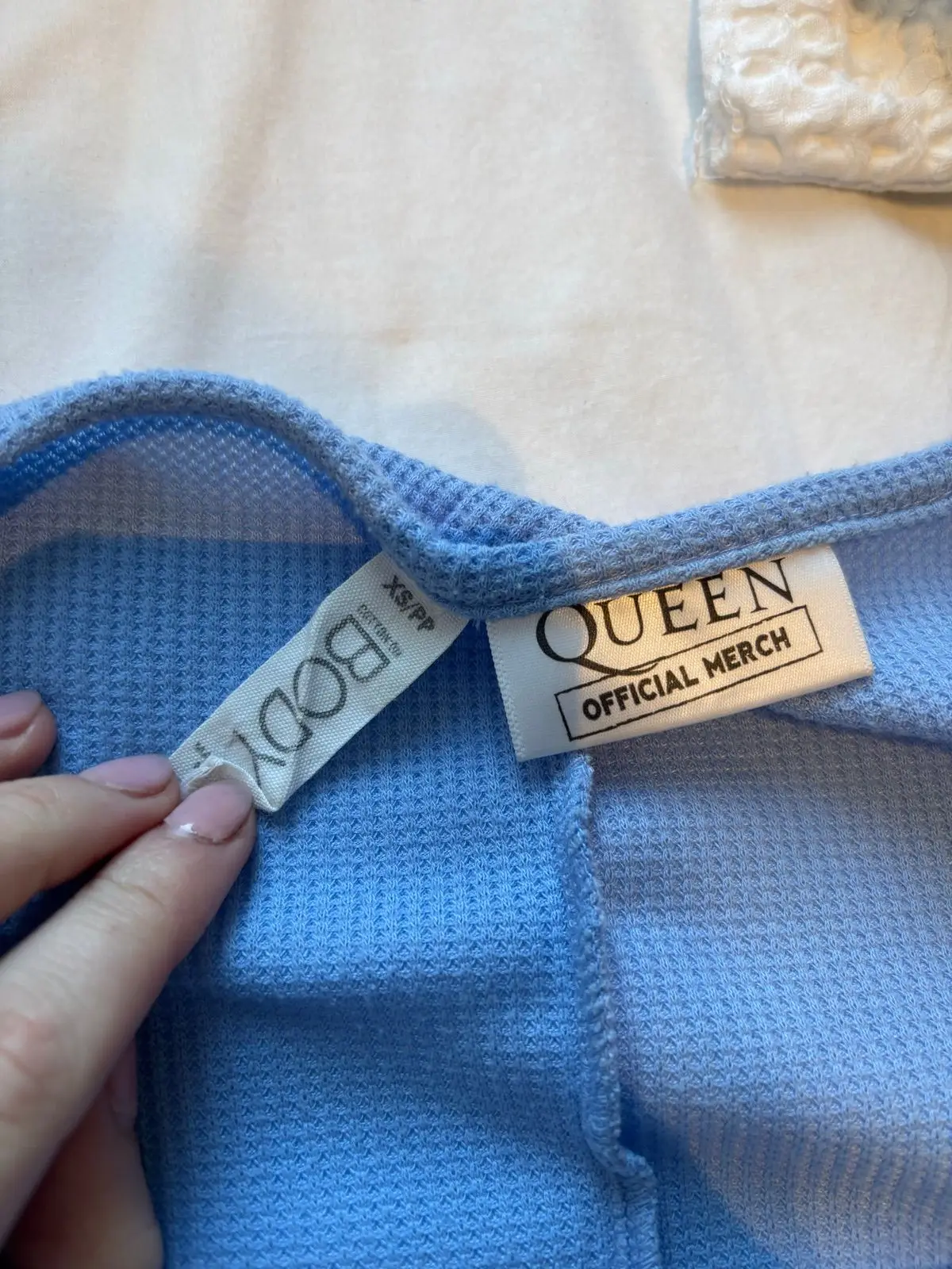 Cotton On Blue Long-Sleeve Bodysuit