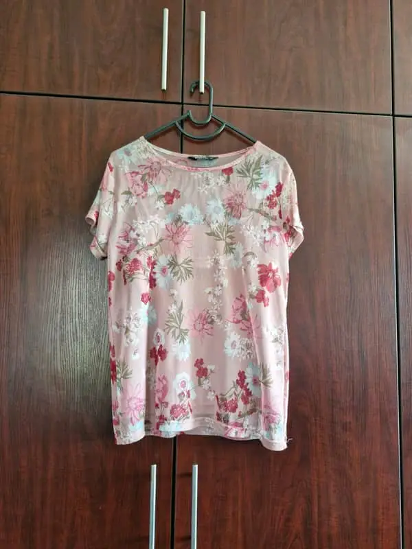 Kelso Pink floral shirt