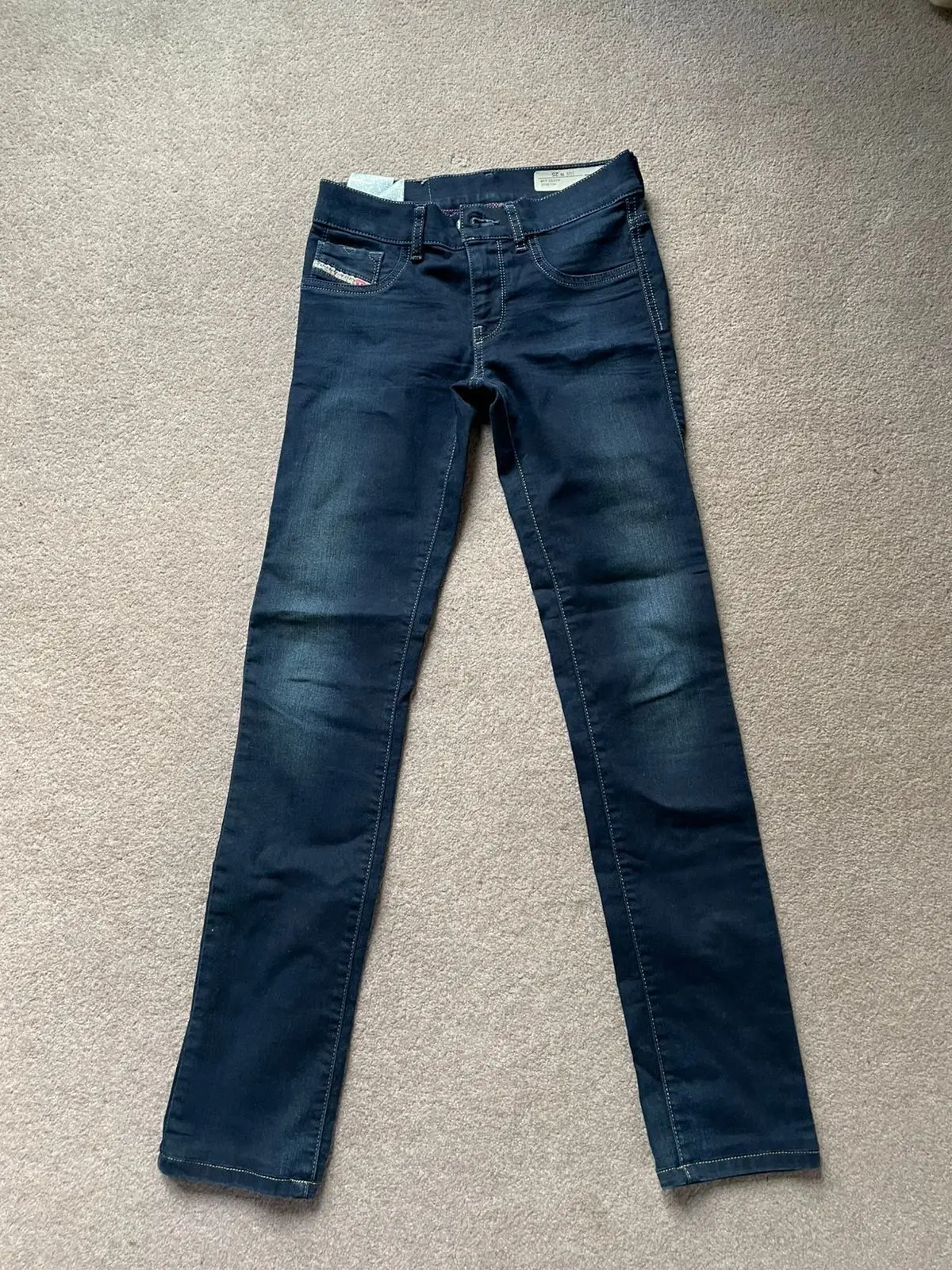 Diesel Dark Wash Slim Stretch Jeans W25