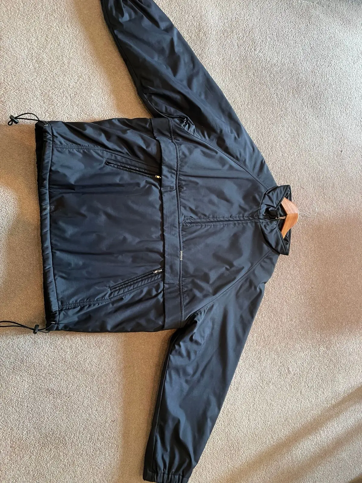 Calvin Klein Black Lightweight Windbreaker Jacket