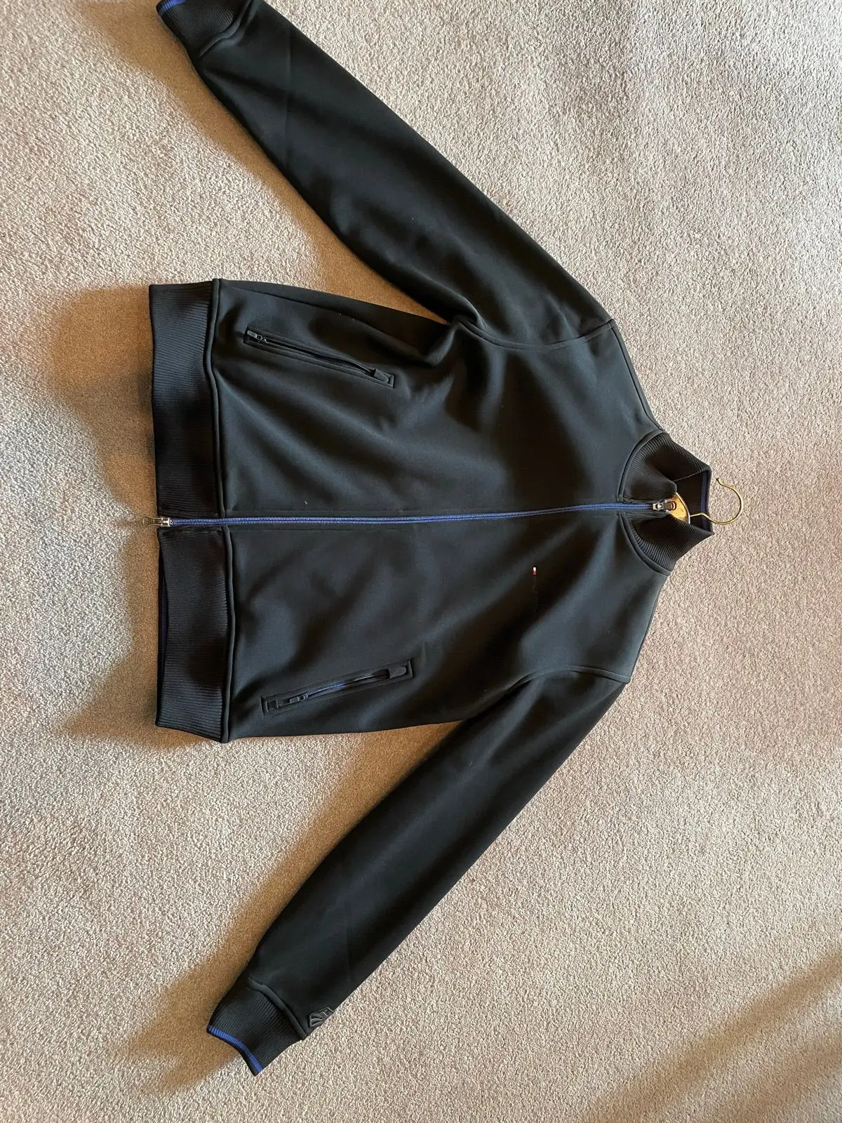 Tommy Hilfiger Black Zip Track Jacket