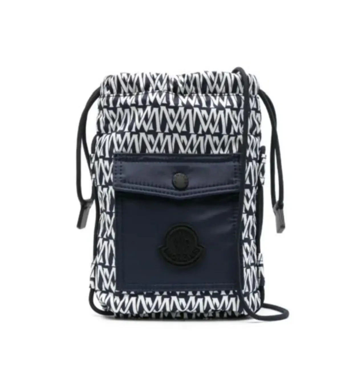Moncler Monogram Drawstring Phone Crossbody Bag