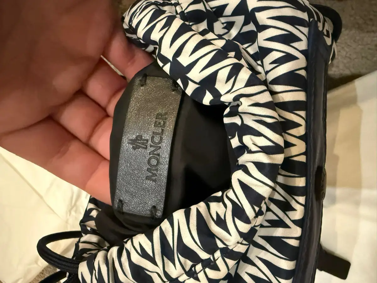 Moncler Monogram Drawstring Phone Crossbody Bag