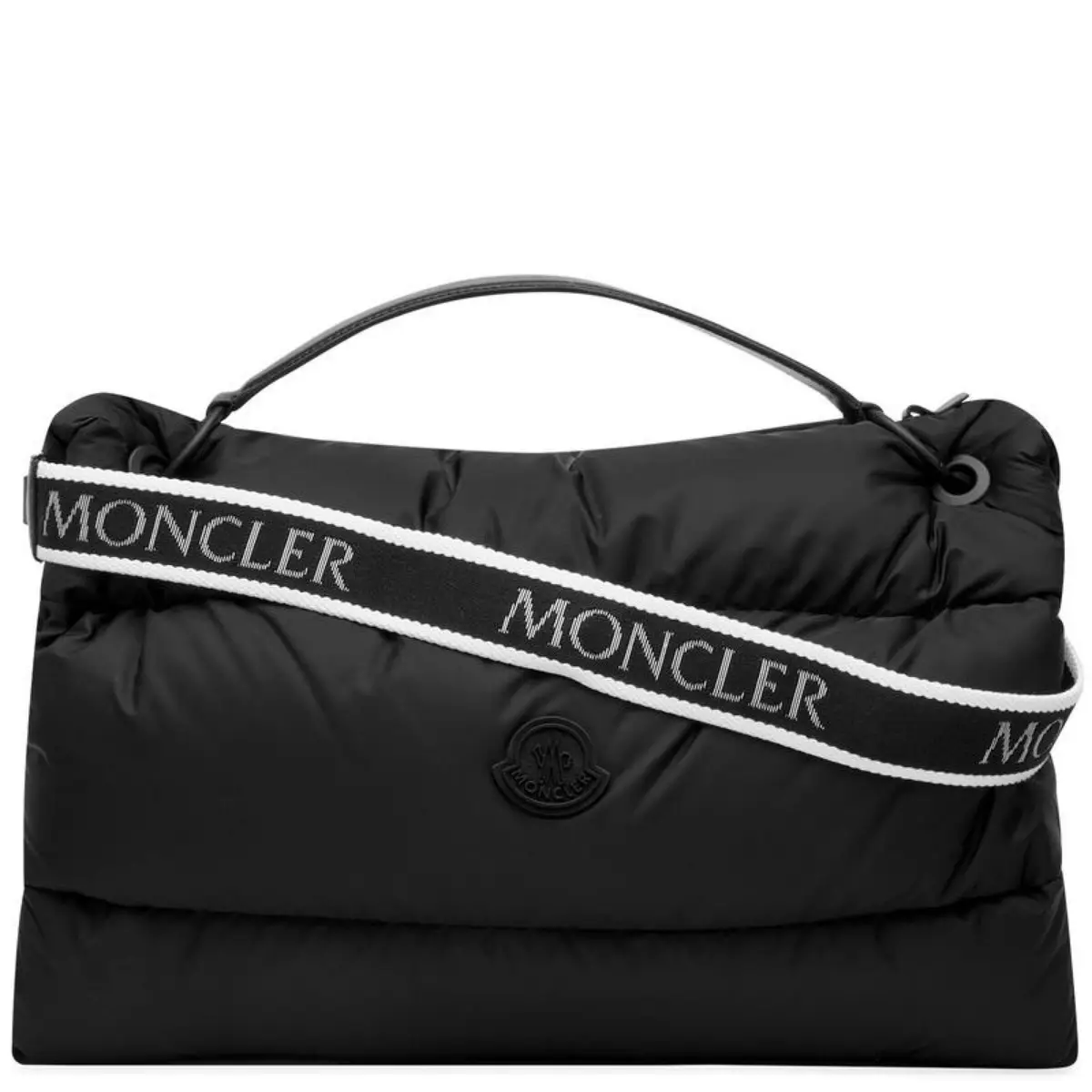 Moncler Black Puffer Shoulder Bag