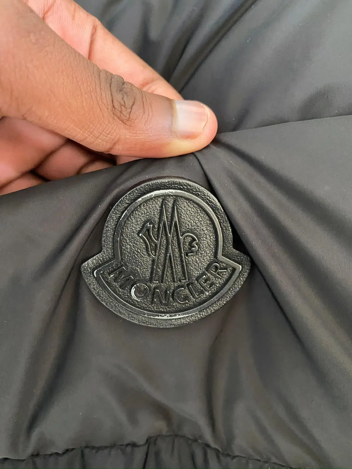 Moncler Black Puffer Shoulder Bag