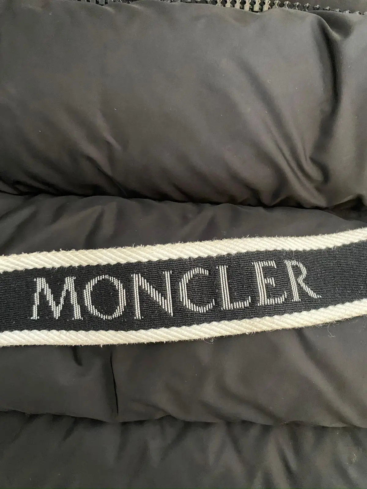 Moncler Black Puffer Shoulder Bag