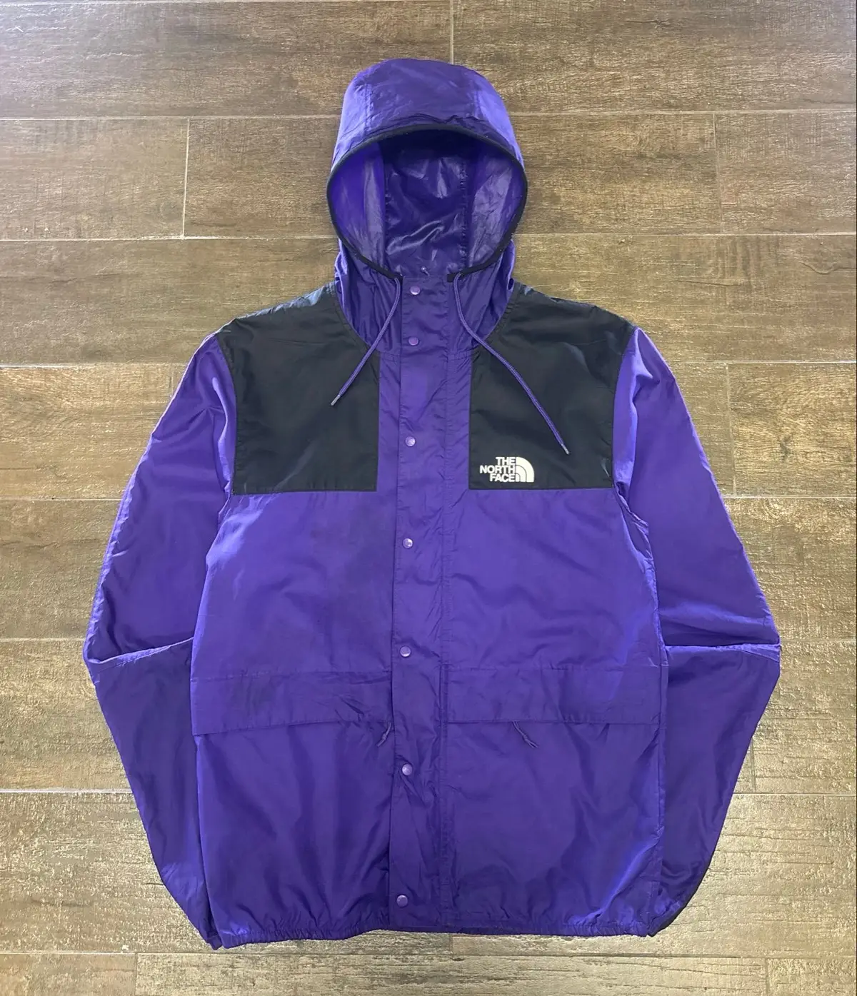 The North Face Purple and Black Hooded Jacket