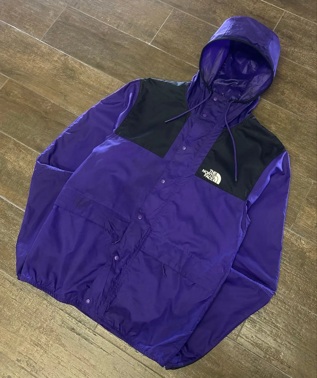 The North Face Purple and Black Hooded Jacket