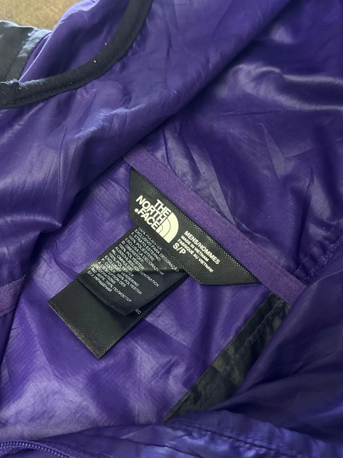The North Face Purple and Black Hooded Jacket