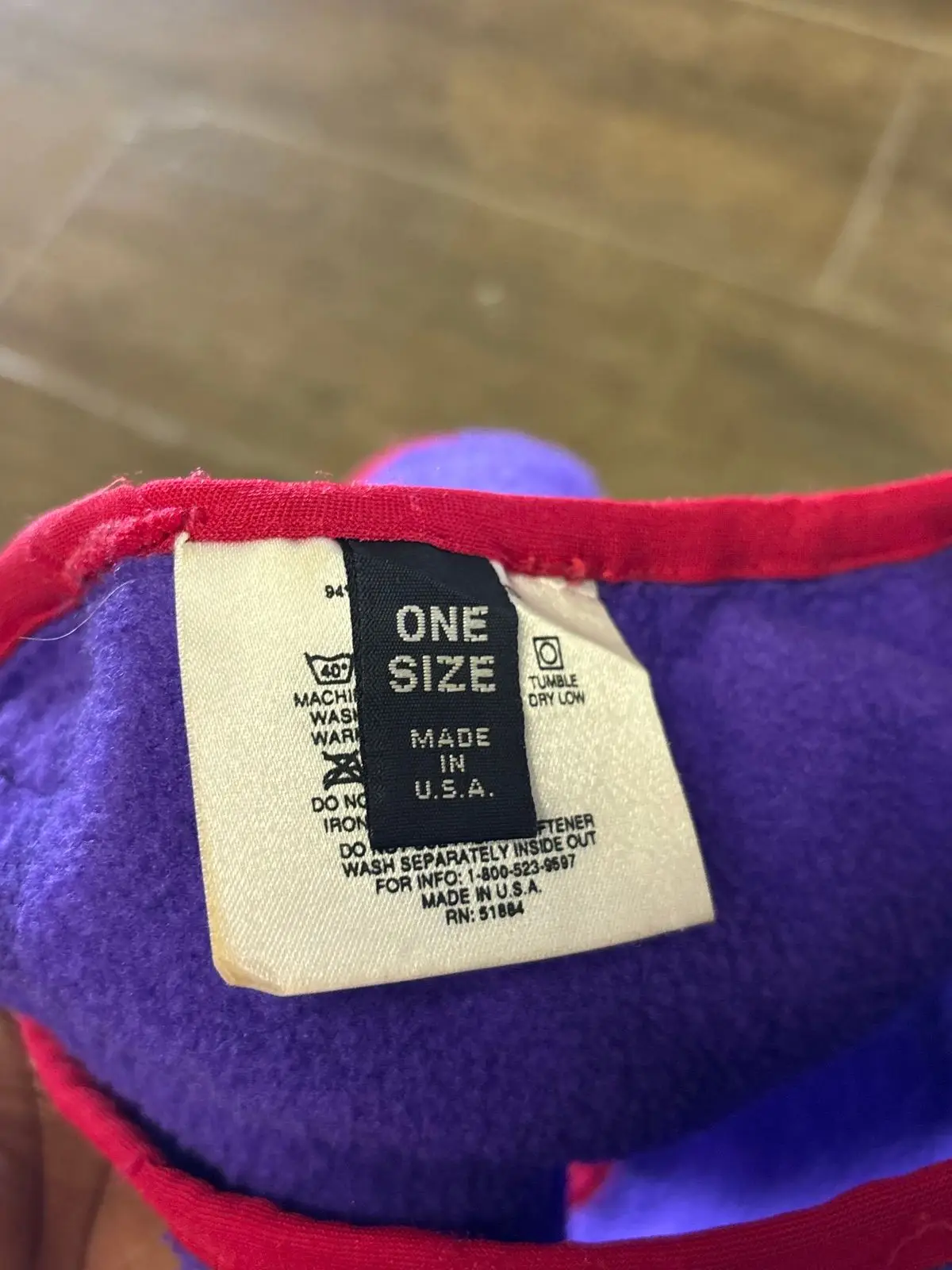 Patagonia Fleece Neck Gaiter Purple