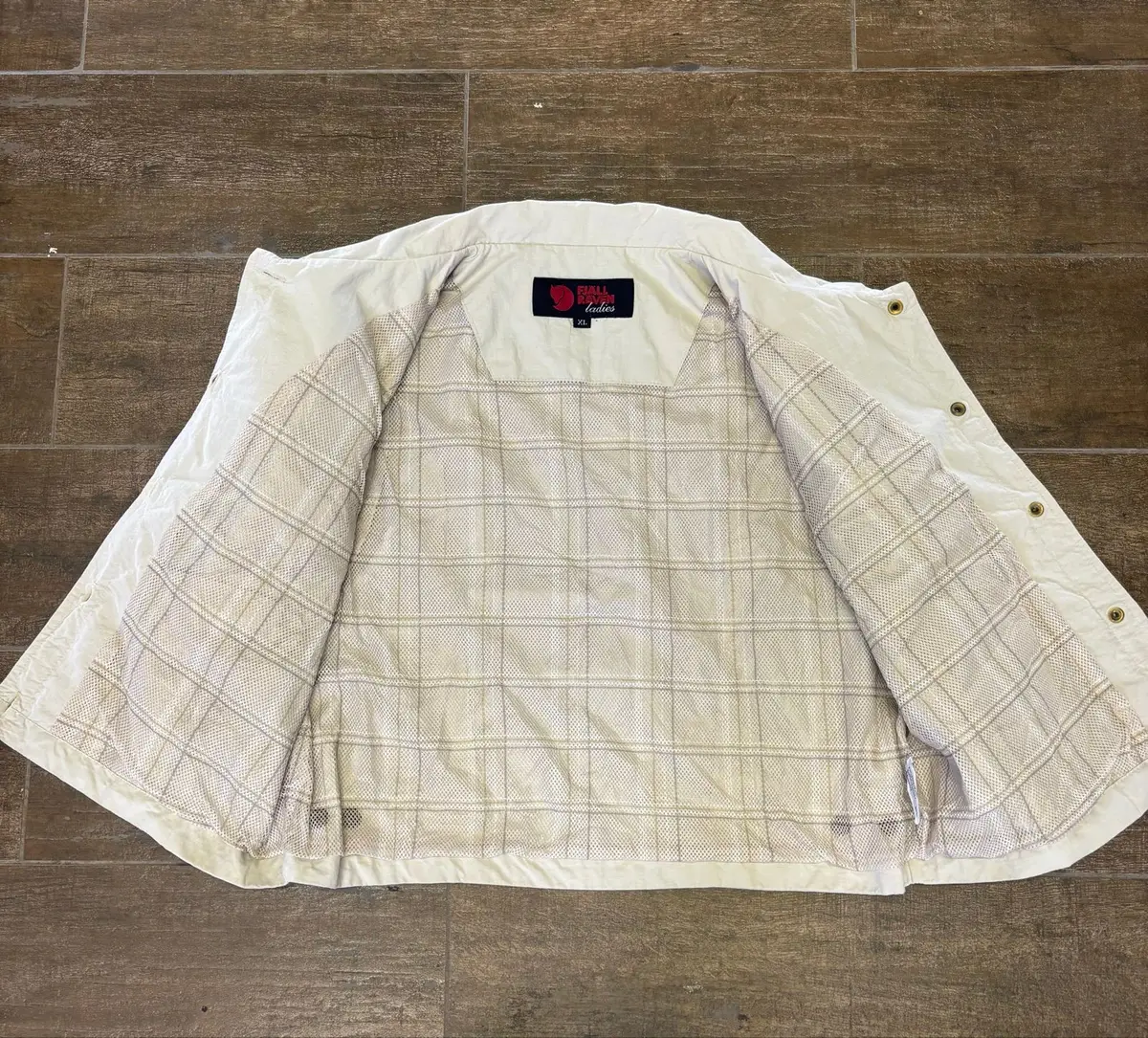 Fjällräven Ladies Utility Vest Light Beige Size XL