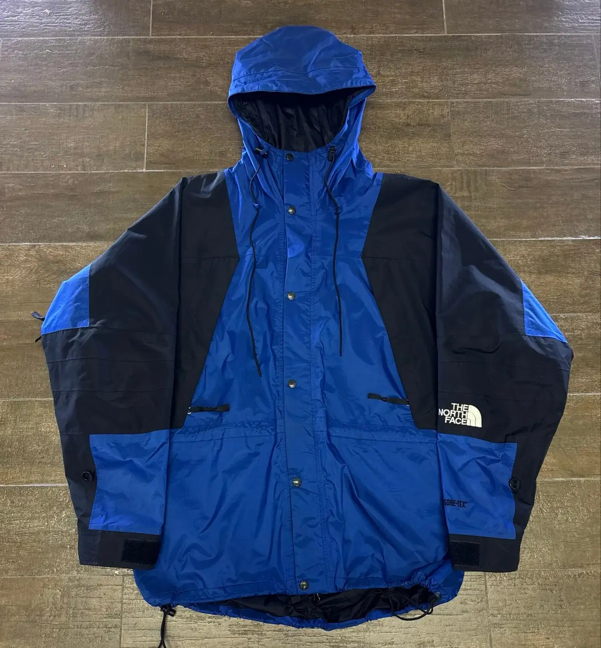 The North Face Gore-Tex Waterproof Hooded Jacket Blue/Black