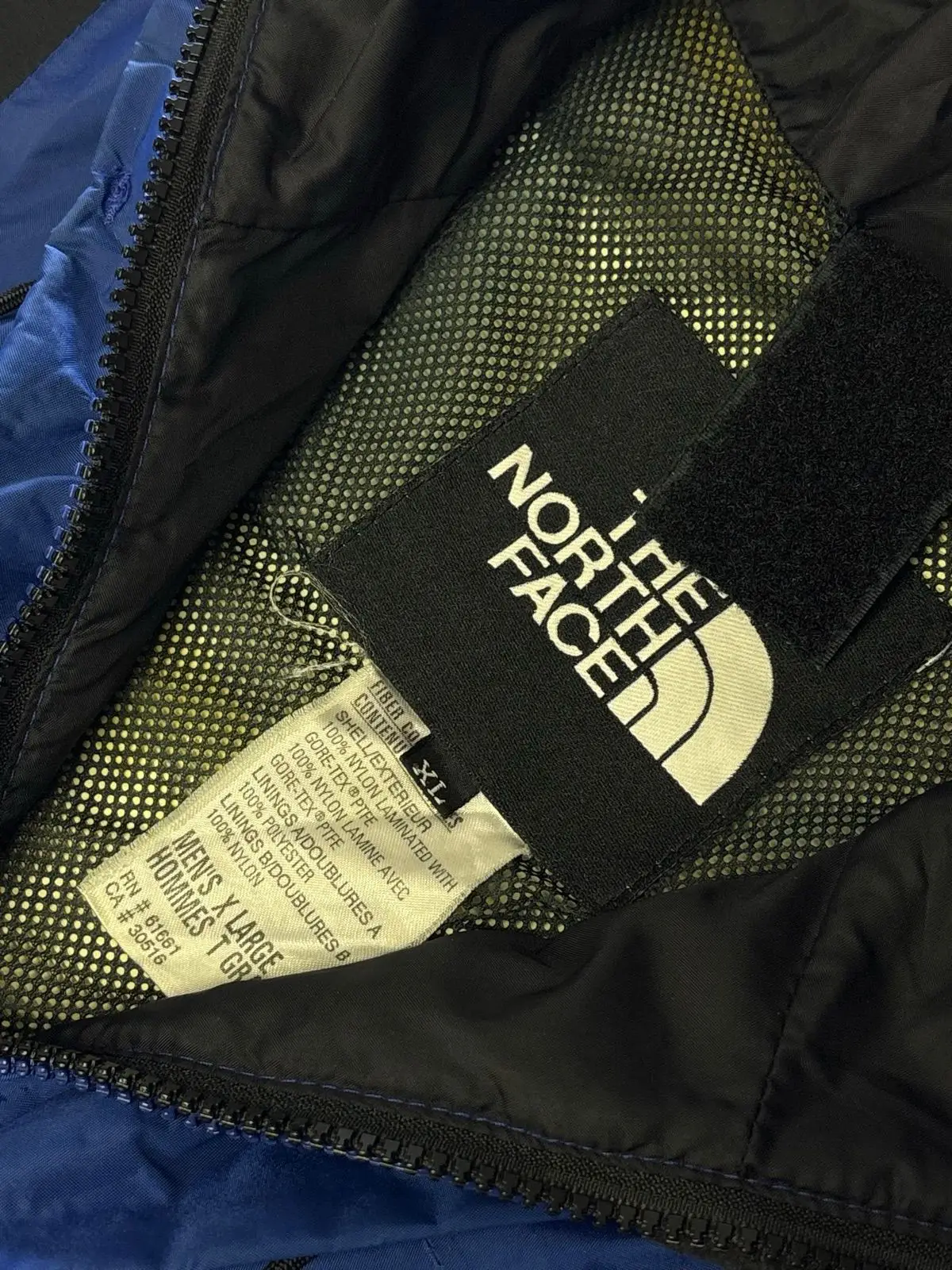 The North Face Gore-Tex Waterproof Hooded Jacket Blue/Black