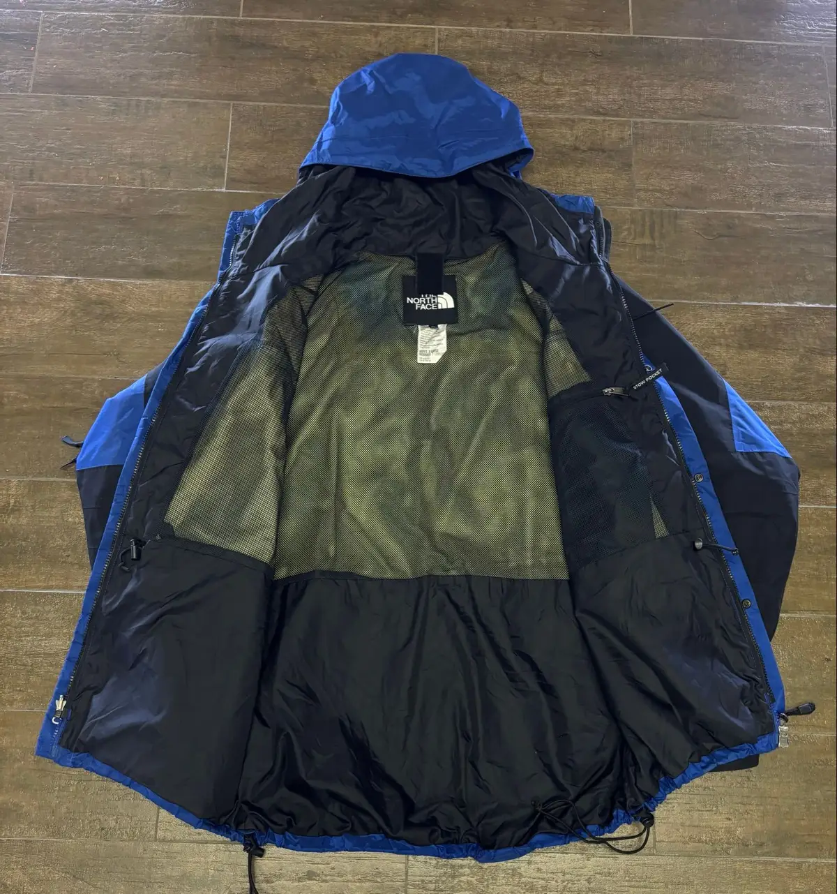 The North Face Gore-Tex Waterproof Hooded Jacket Blue/Black