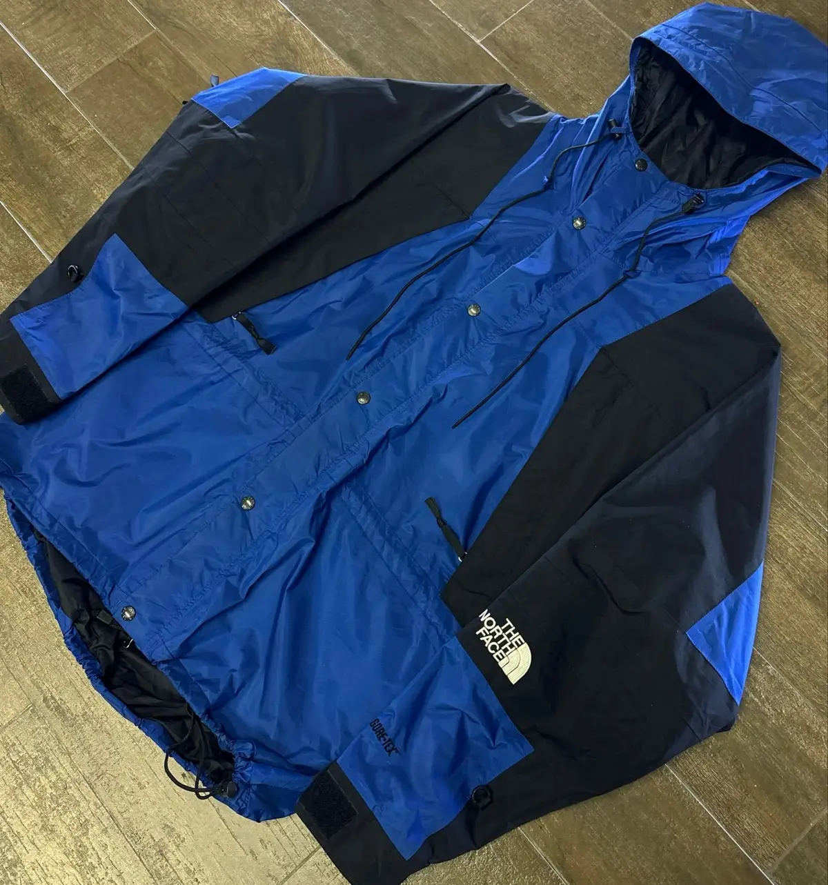 The North Face Gore-Tex Waterproof Hooded Jacket Blue/Black
