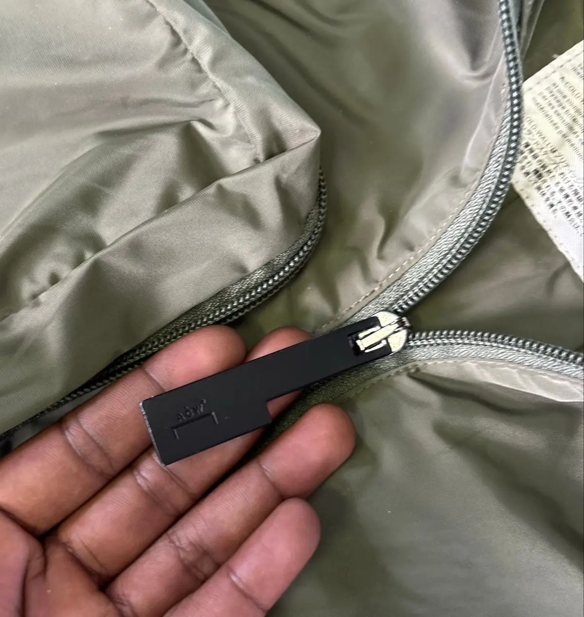 A-COLD-WALL* Utility Zip Jacket Olive Green