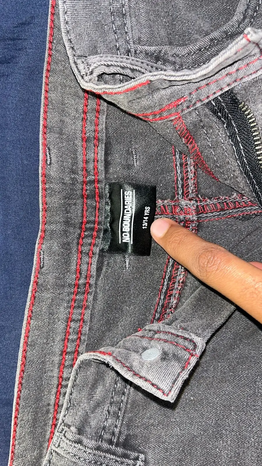 Mr Price Grey Denim Jeans Size 11-12 Years
