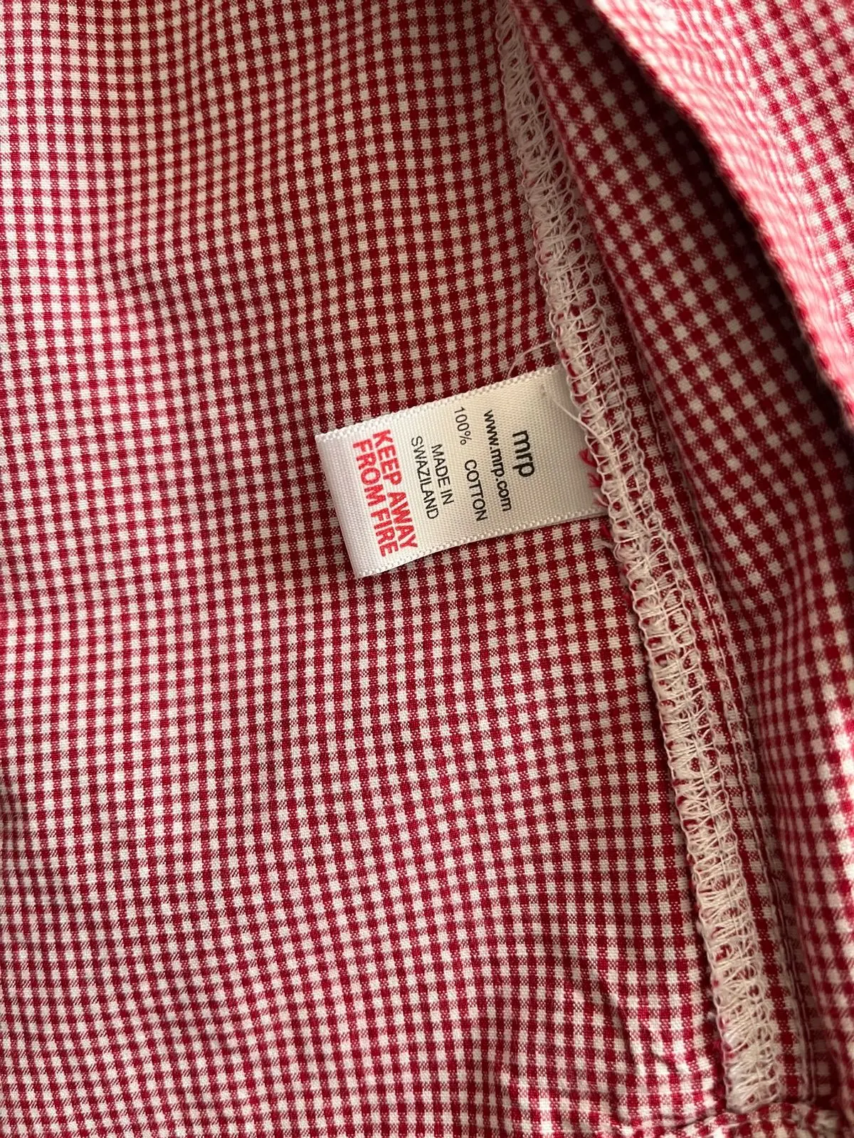 Oakridge Men's Short Sleeve Red Gingham Button-Up Shirt