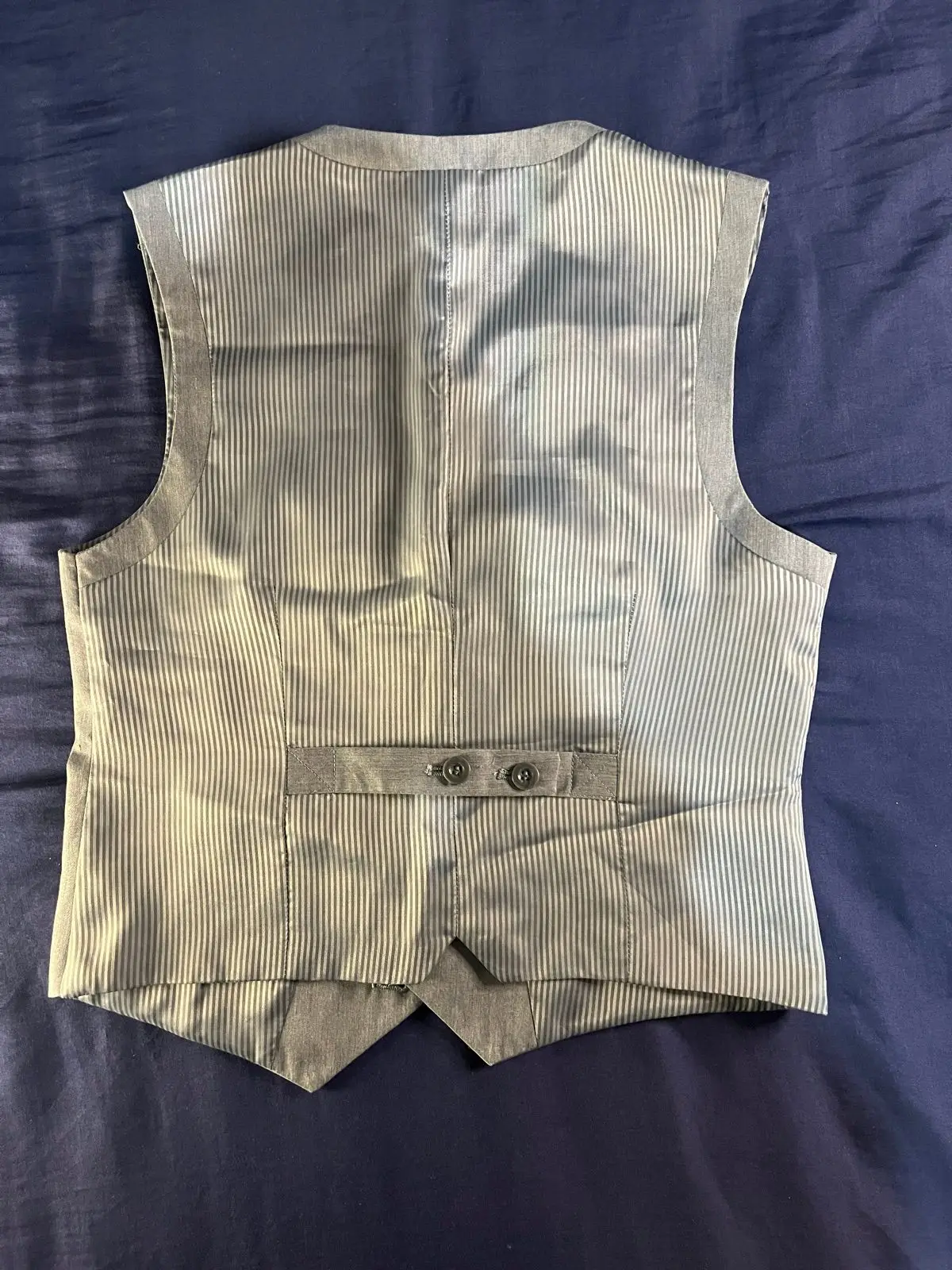 Woolworths Boys Grey Suit Waistcoat (11-12 Years)