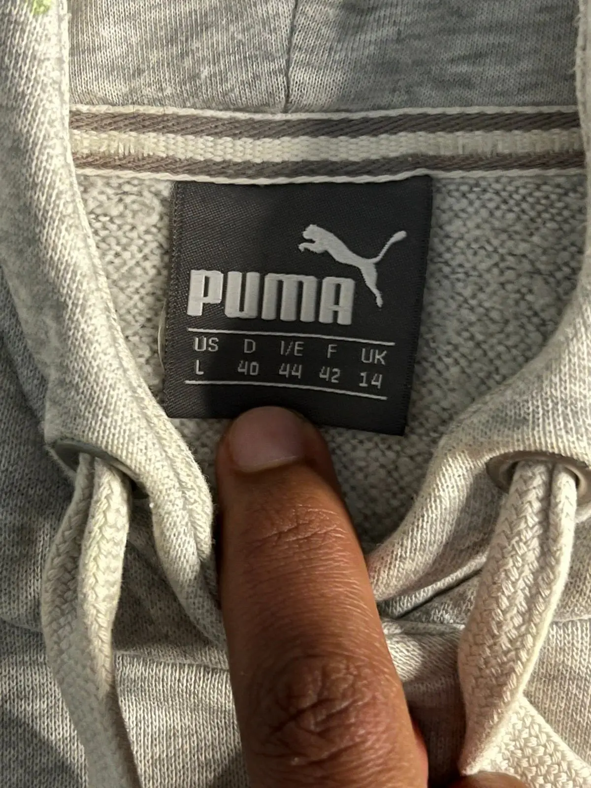 Puma Grey Pullover Hoodie