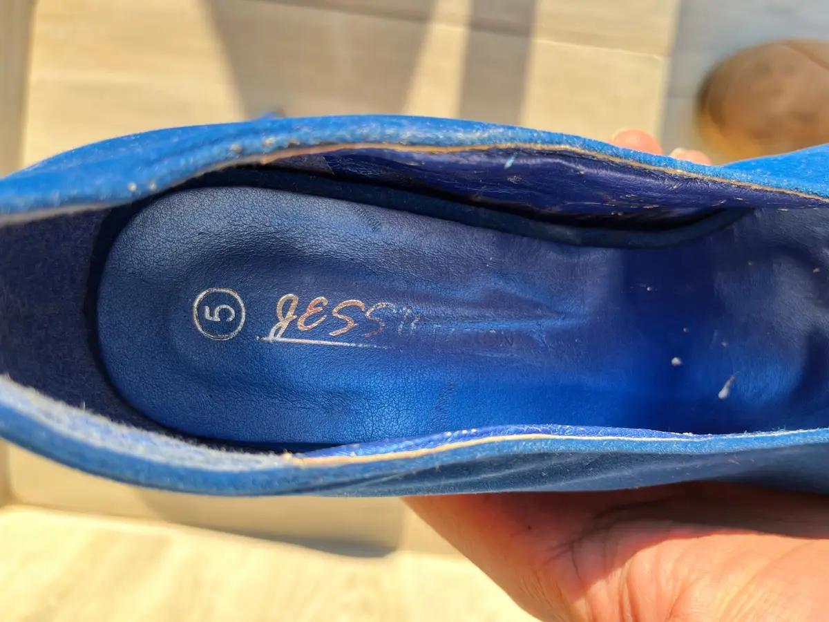 Mr Price Royal Blue Suede Platform Heels