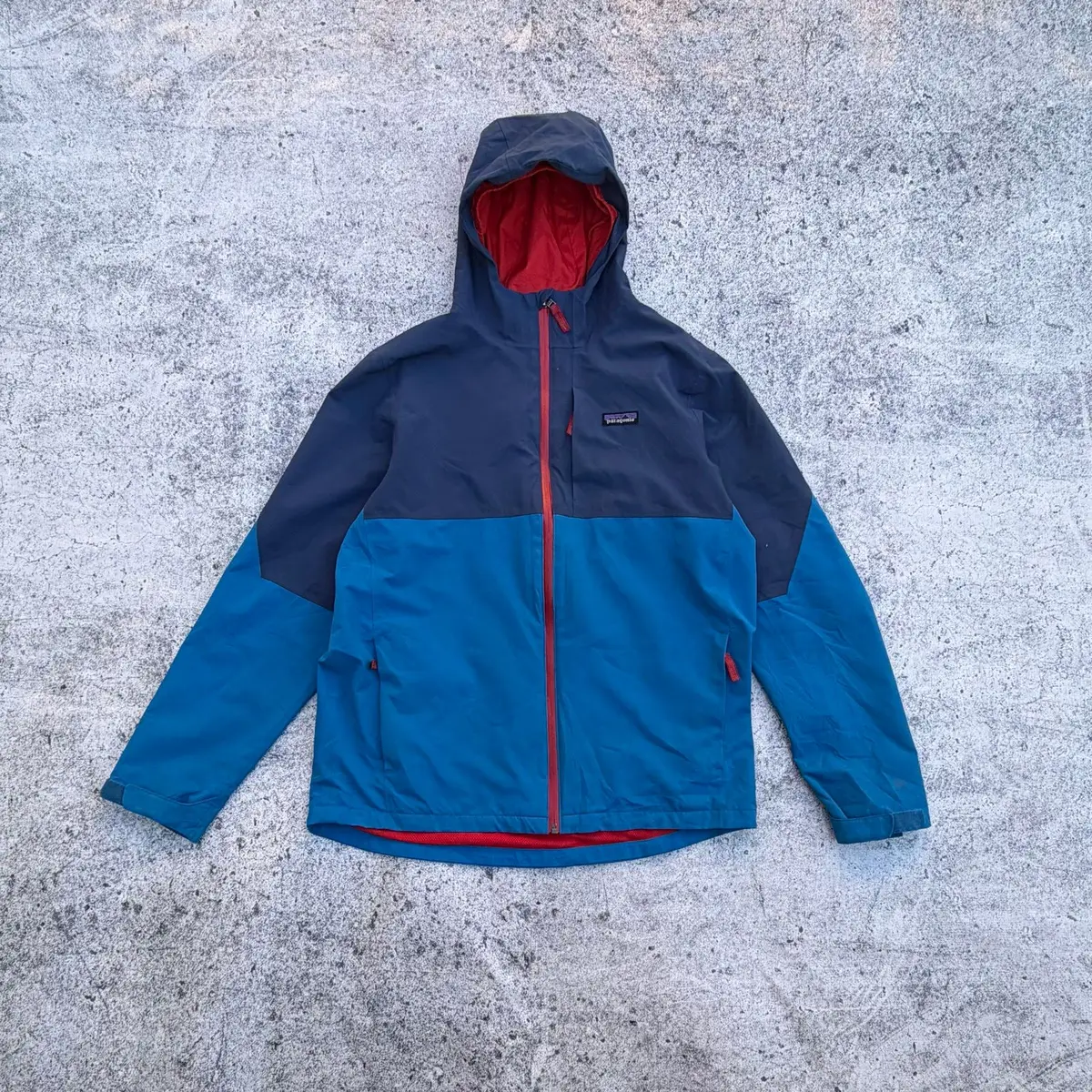 Patagonia Two-Tone Hooded Outdoor Jacket