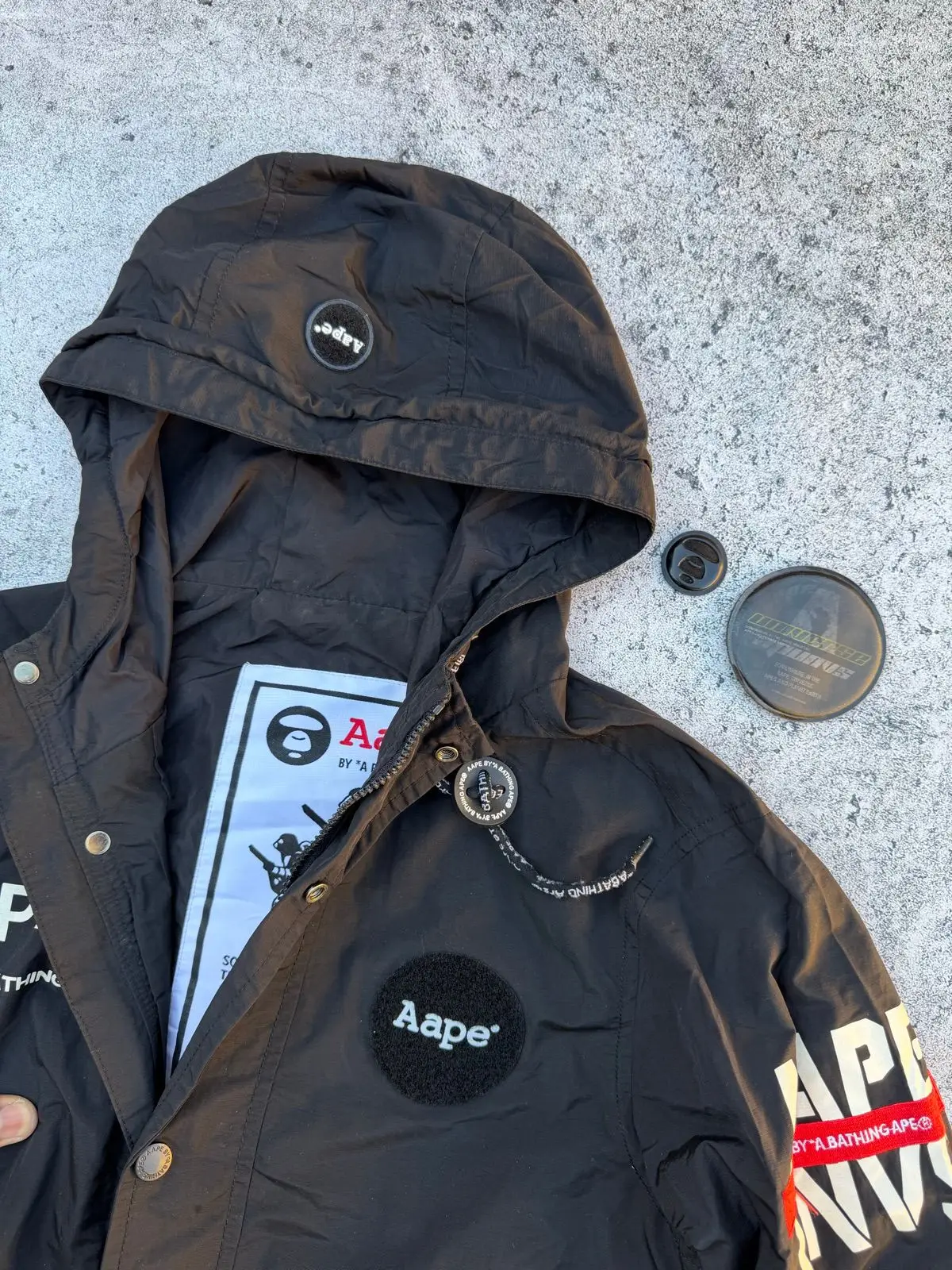 Aape BY *A BATHING APE AP-01 Hooded Jacket Black