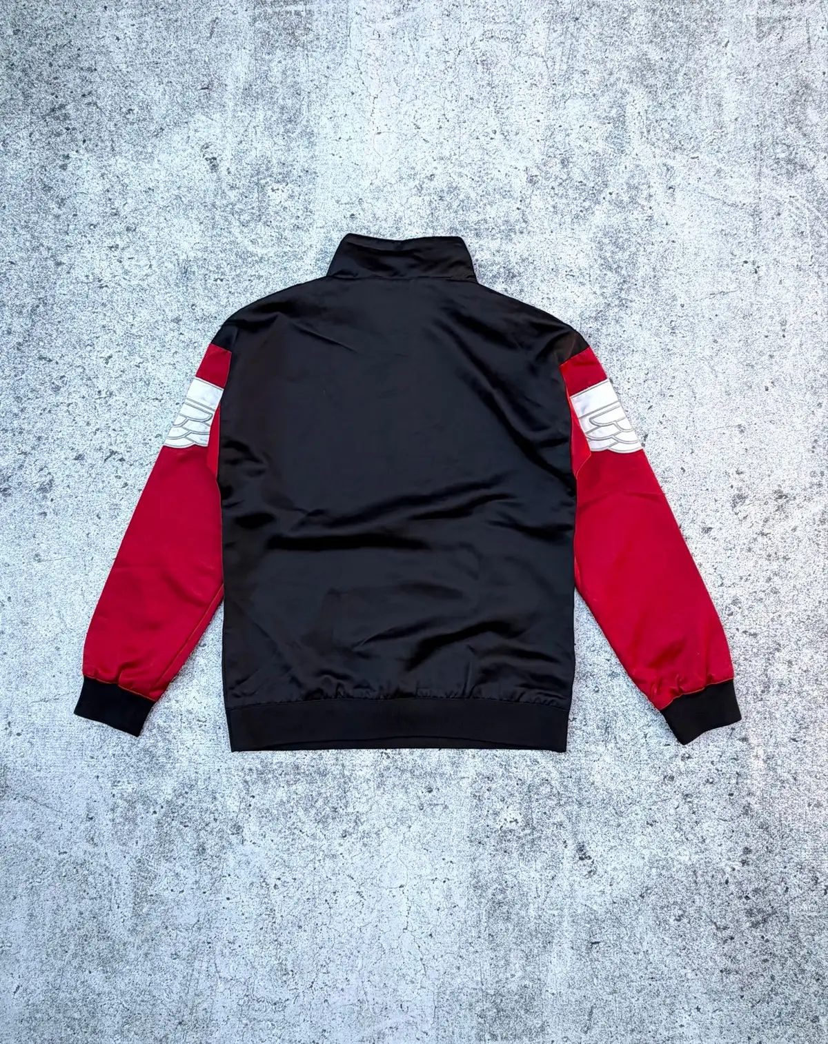 Air Jordan Half-Zip Wings Track Jacket Black Red