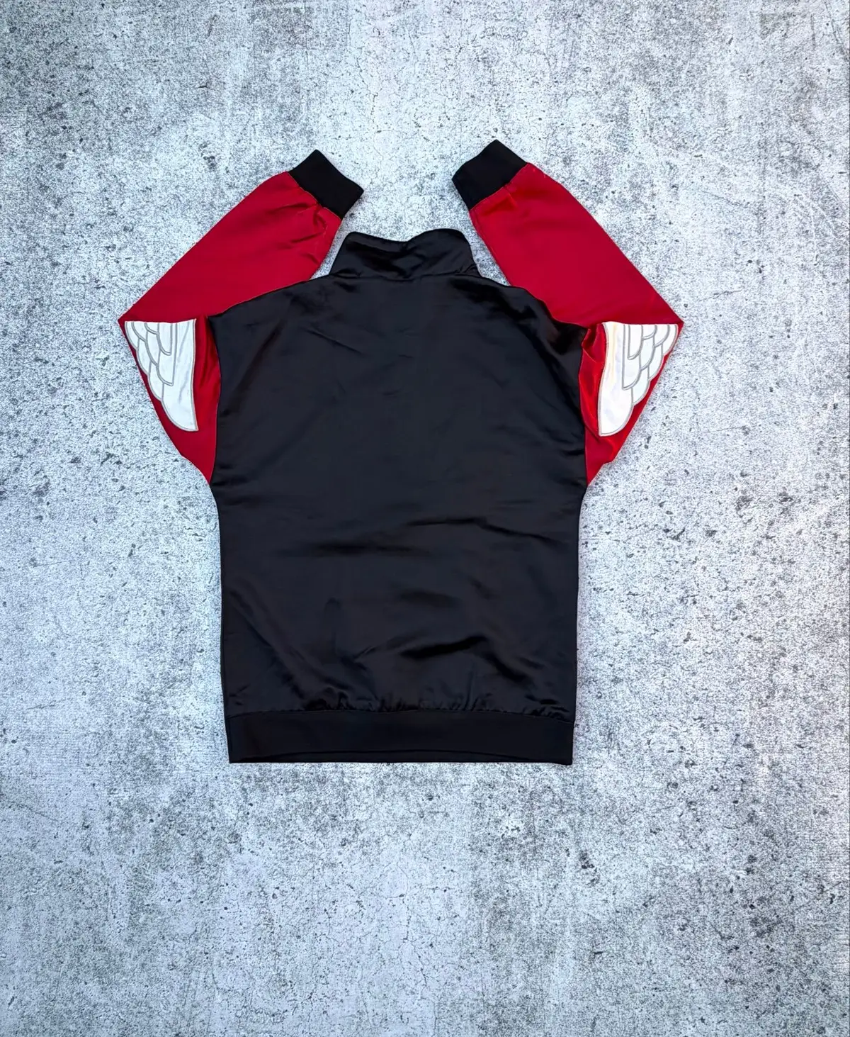 Air Jordan Half-Zip Wings Track Jacket Black Red
