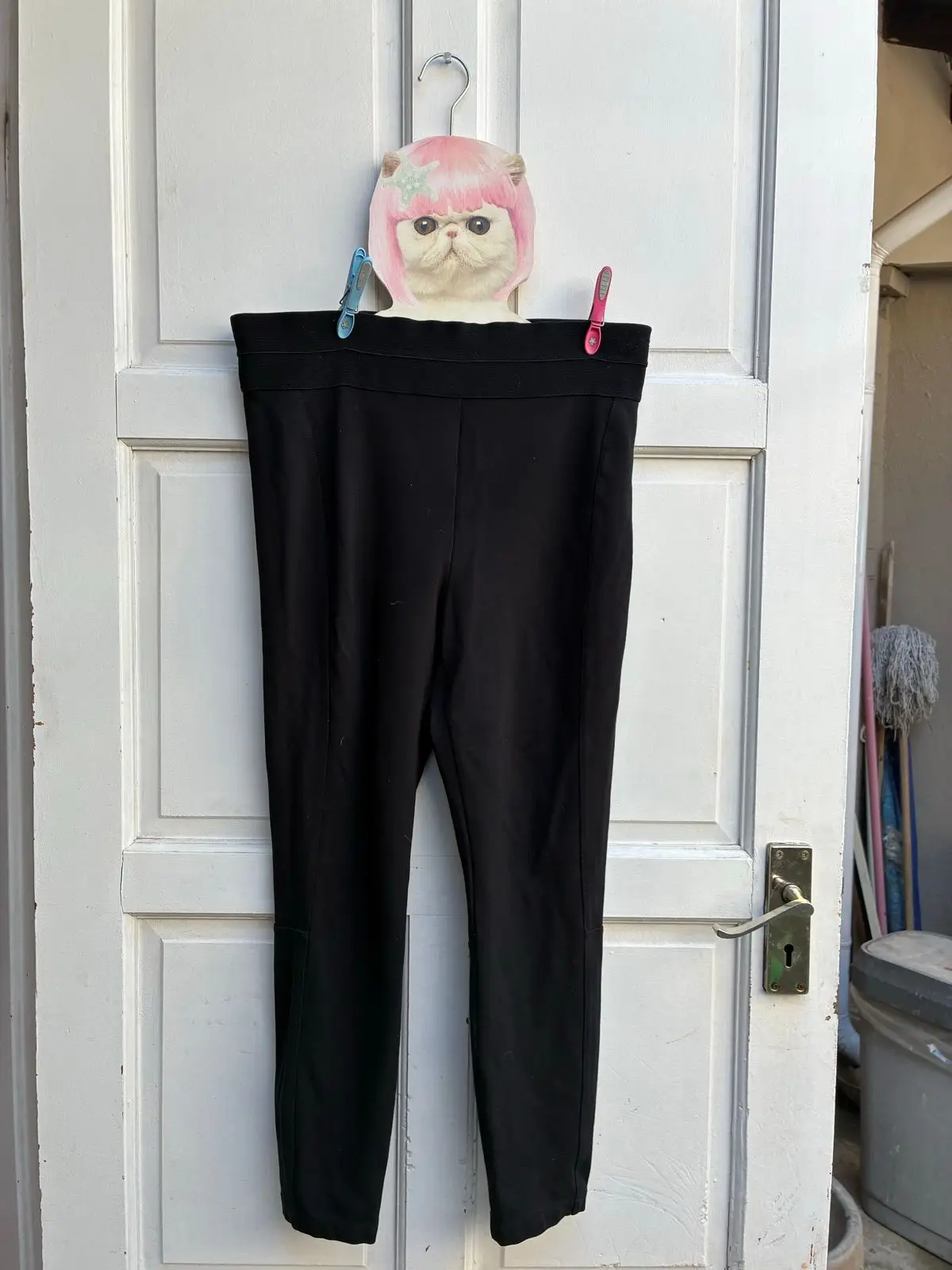 Witchery Black Fitted Pants Size 10