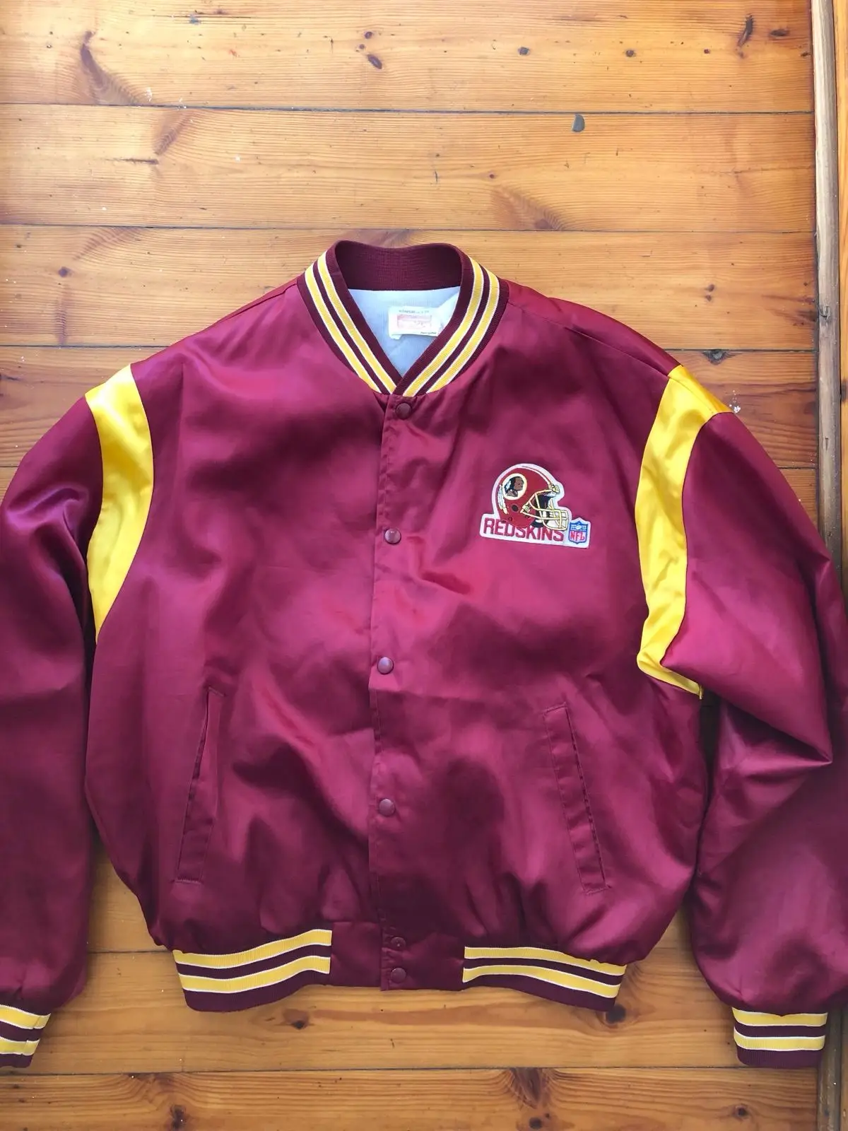 Mitchell & Ness Vintage NFL Washington Redskins Satin Bomber Jacket