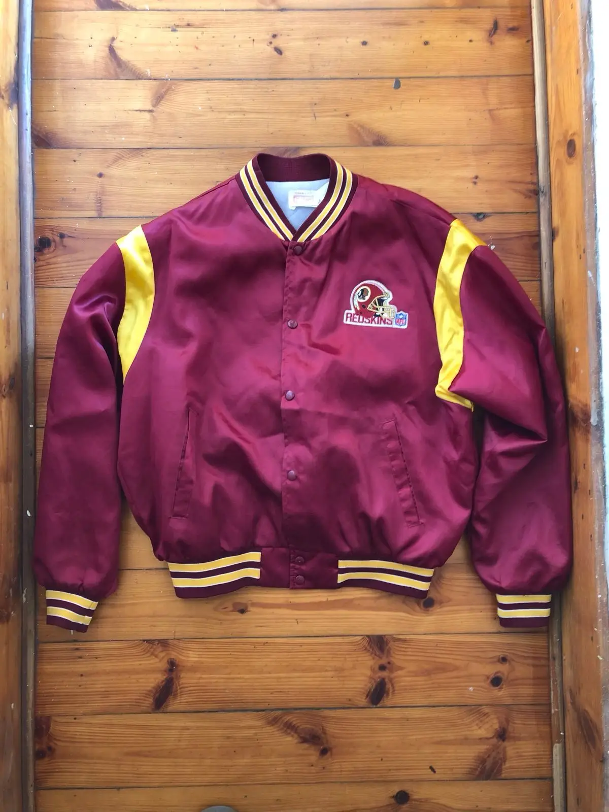 Vintage NFL Washington Redskins Satin Bomber Jacket