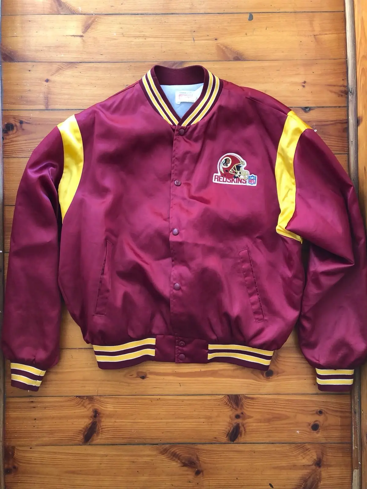 Vintage NFL Washington Redskins Satin Bomber Jacket