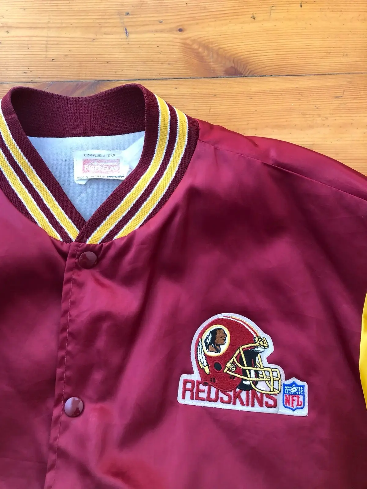 Vintage NFL Washington Redskins Satin Bomber Jacket