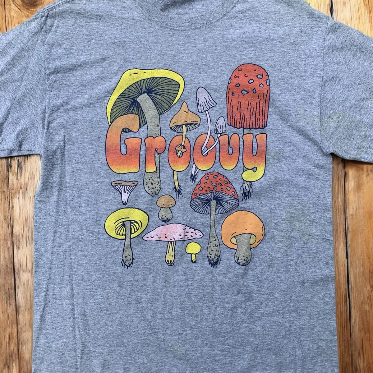 Groovy Mushroom Graphic T-Shirt
