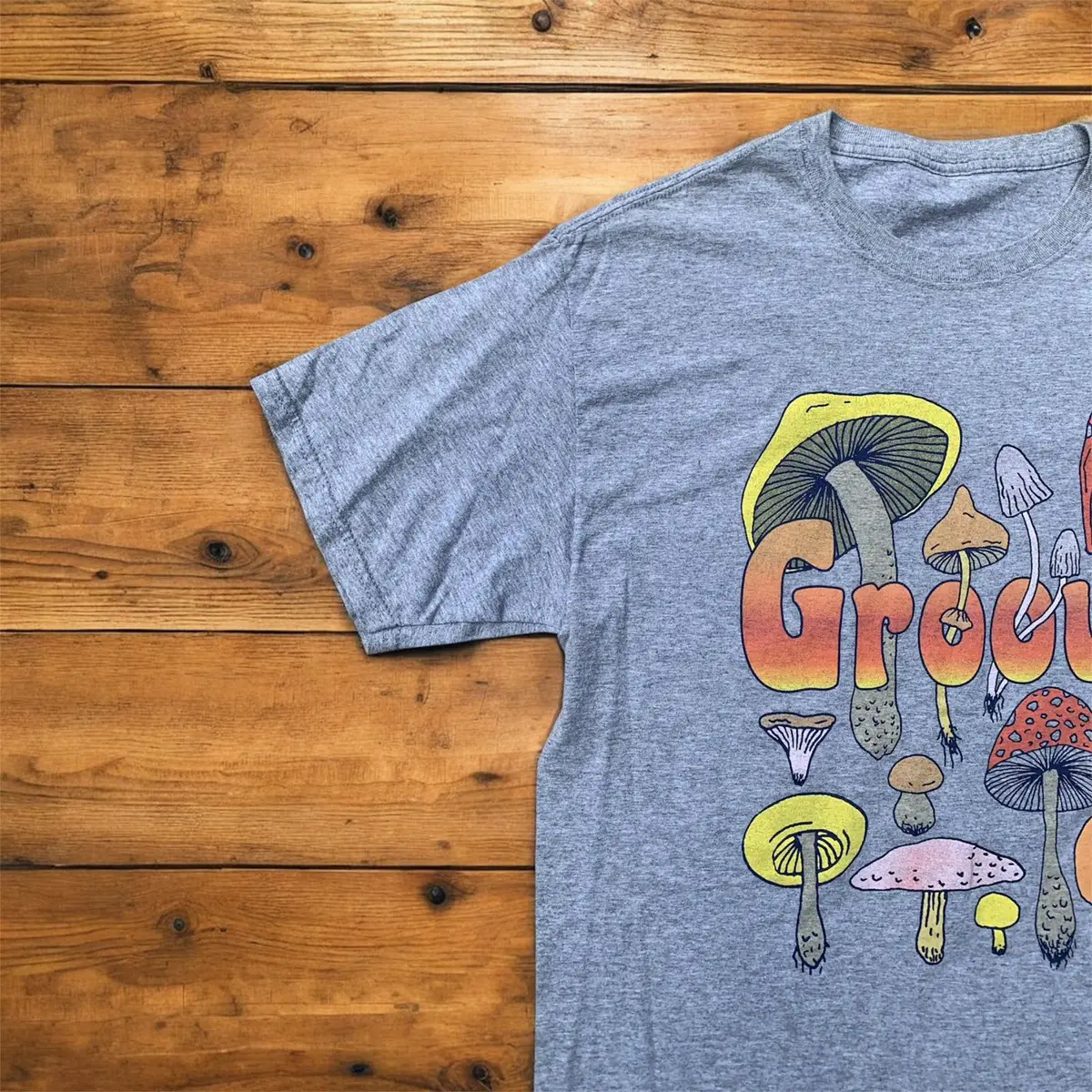 Groovy Mushroom Graphic T-Shirt