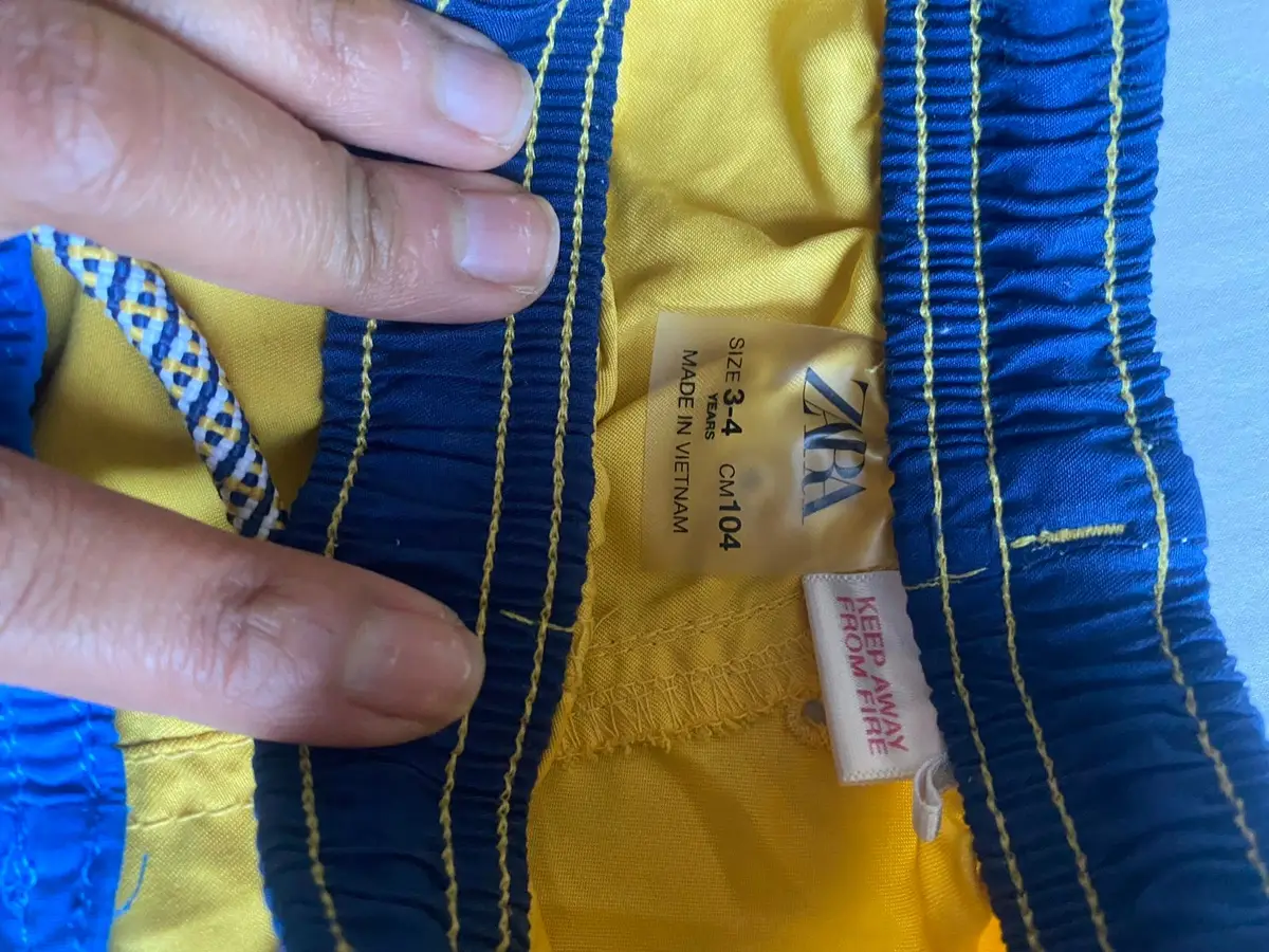 Zara Kids Striped Swim Shorts