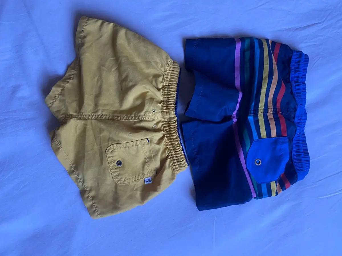 Zara Kids Striped Swim Shorts