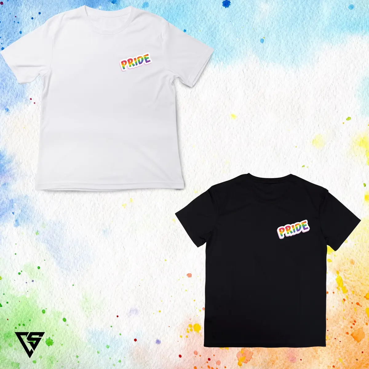 White PRIDE Graphic T-Shirt