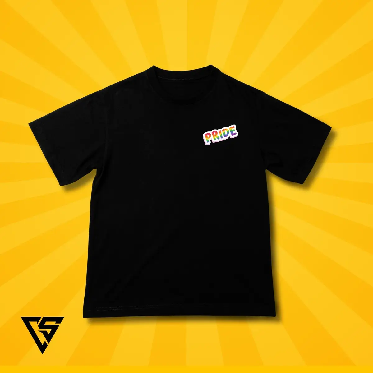 White PRIDE Graphic T-Shirt